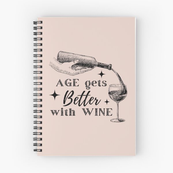 Item preview, Age gets Better with Wine - black designed and sold by l8yofthelake.
