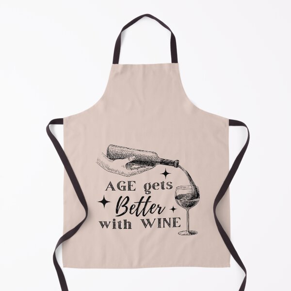 Item preview, Age gets Better with Wine - black designed and sold by l8yofthelake.