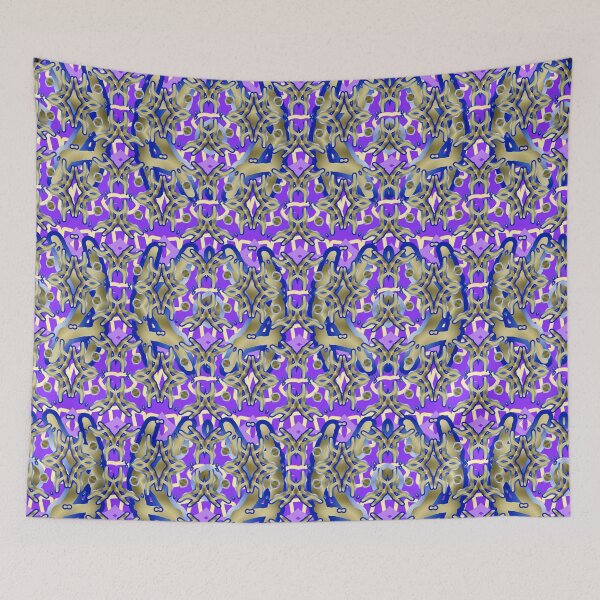 Item preview, The artistic purple complex motif design by Code03 designed and sold by Code03.
