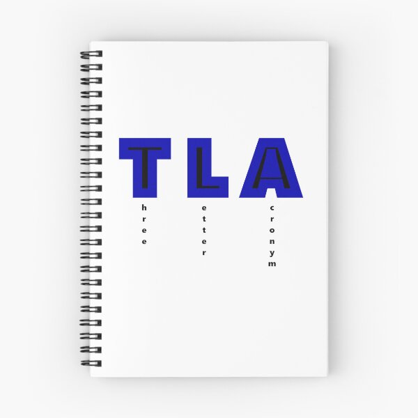 Item preview, TLA: three letter acronym for three letter acronym designed and sold by Sarah Curtiss.