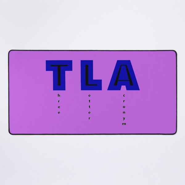 Item preview, TLA: three letter acronym for three letter acronym designed and sold by Sarah Curtiss.