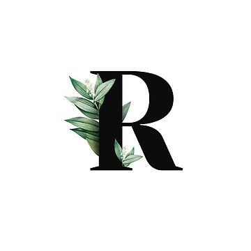 Artwork thumbnail, Botanical themed R by Nelli Designz