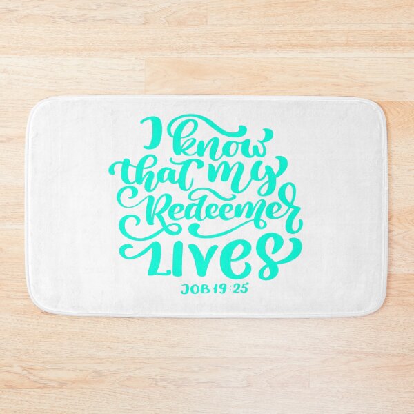 Item preview, I Know that my redeemer lives Job 19:25 designed and sold by TeeRedeemed.