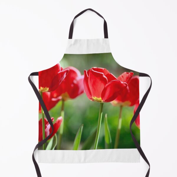 Item preview, Red tulips on nature background designed and sold by olena2552.
