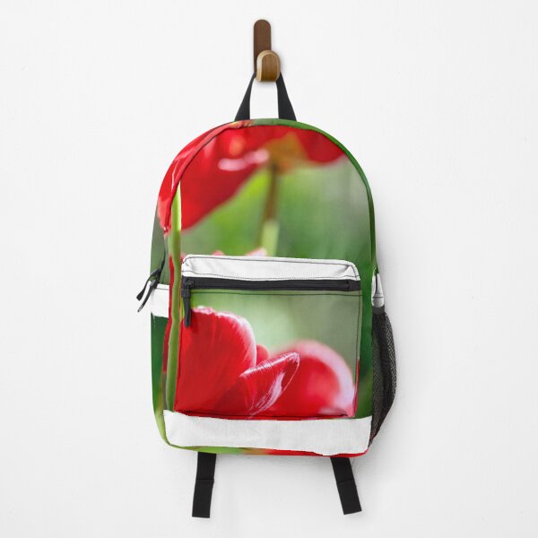 Item preview, Red tulips on nature background designed and sold by olena2552.