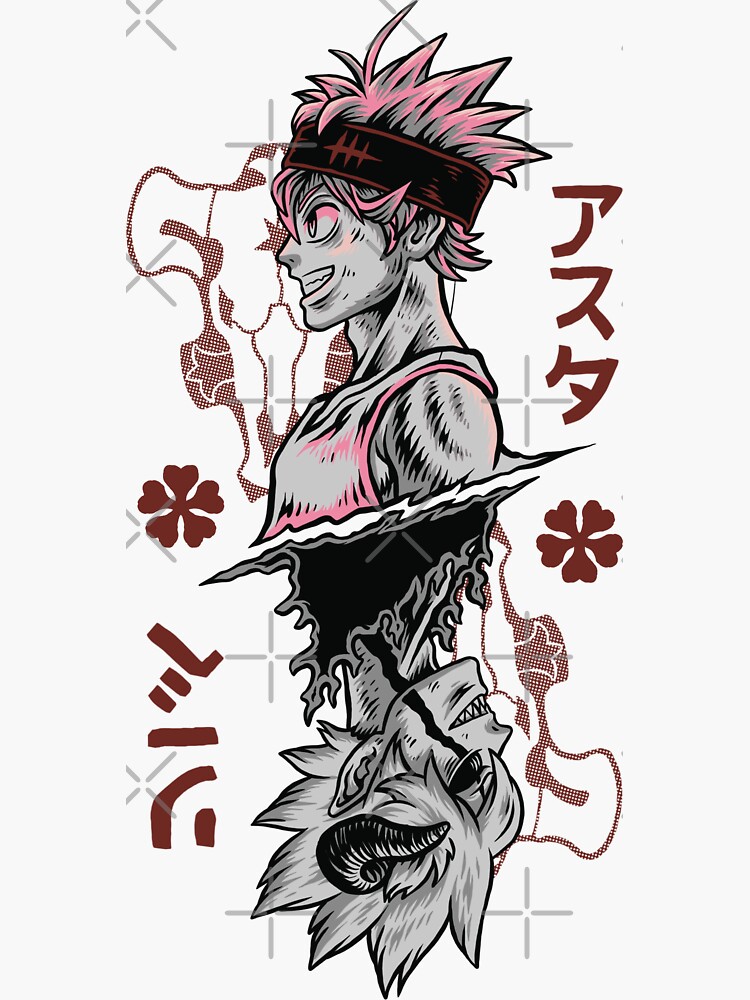 "Asta X Liebe " Sticker for Sale by IwanMust | Redbubble