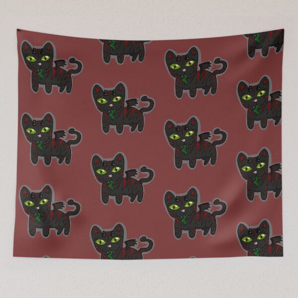 Item preview, Hell cat designed and sold by Alliecat Arts.