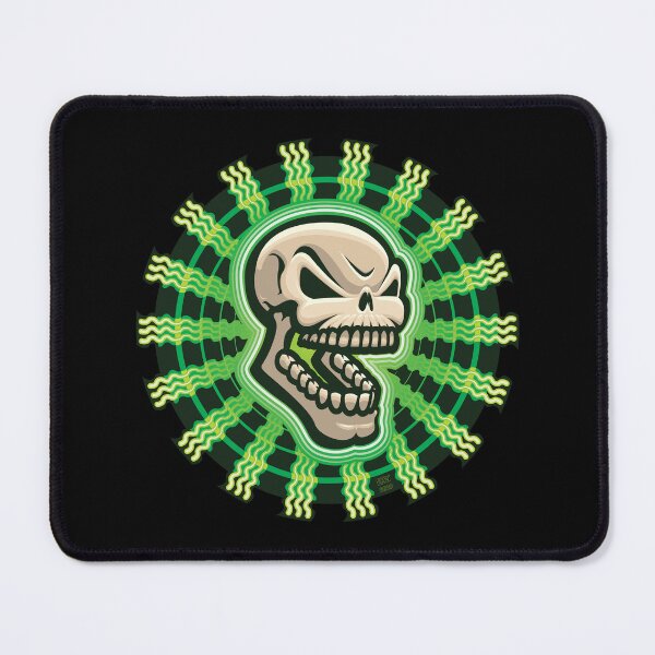 Item preview, Screamin' Skull (Toxic Green) designed and sold by E Robert Wald.