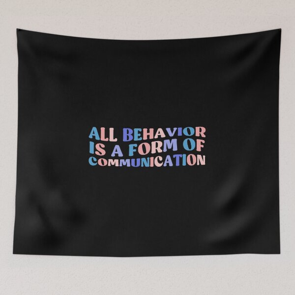 Item preview, All Behavior Is A Form Of Communication Autism Special Ed Teacher Social Worker Mom Gift designed and sold by InnaPo ⭐⭐⭐⭐⭐.