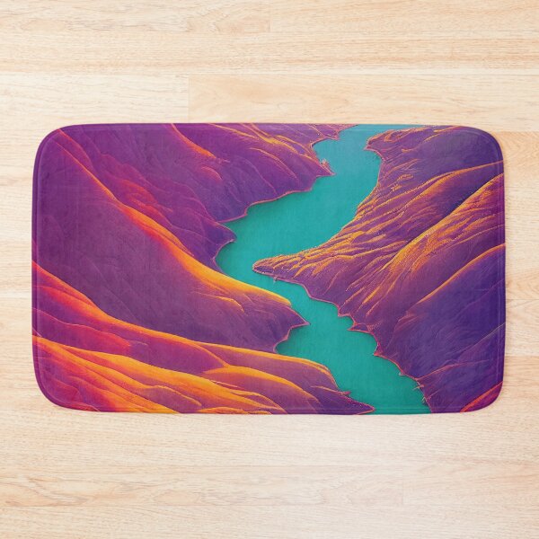 Item preview, River Running Through Valley Of Mountains , Beautiful Painting designed and sold by mariavision.