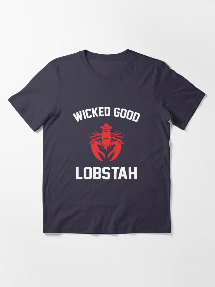 Wicked Lobstah Baseball T-Shirt T-Shirt / Gray / M