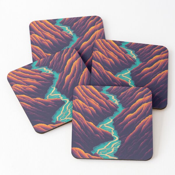 Item preview, River Running Through Valley Of Mountains , Beautiful Painting designed and sold by mariavision.