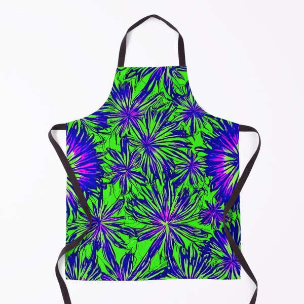 Item preview, Psychedelic Daisies in Green, Fuschia, and Purple designed and sold by ittybittyowl.