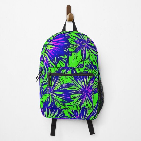 Item preview, Psychedelic Daisies in Green, Fuschia, and Purple designed and sold by ittybittyowl.