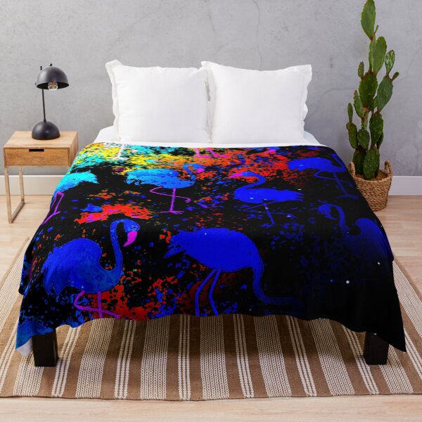 Item preview, Spacey Paint Splatter Yard Birds designed and sold by ChristinasMess.