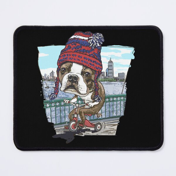 Item preview, Boston Terrier Wicked Pissah Tricycle Adventure designed and sold by Jennpak.