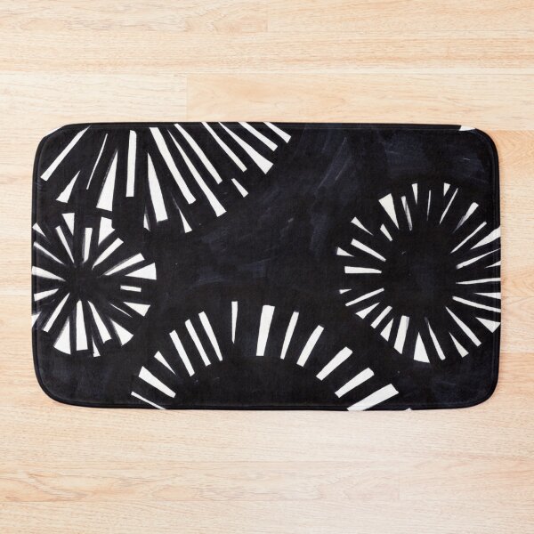 Item preview, Abstract Black And White Fireworks designed and sold by JPArtShop1.