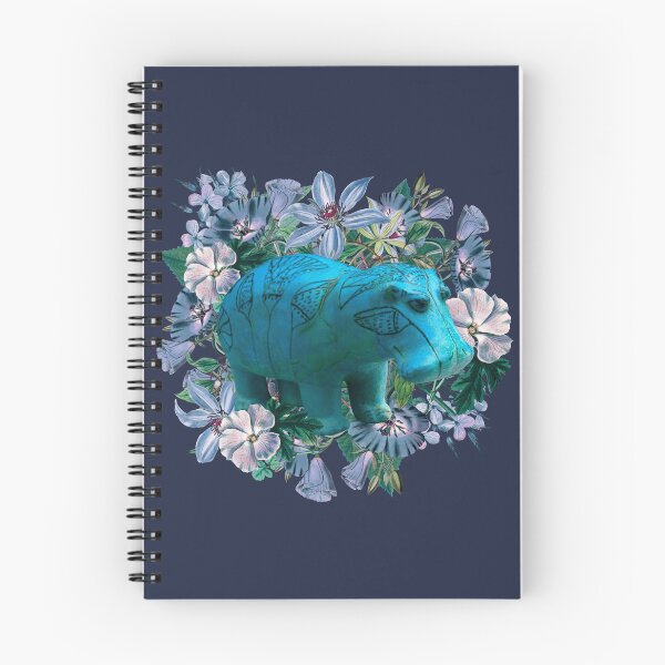 Item preview, William the Hippo -  Ancient Egyptian figurine - Flowers designed and sold by tinytiger77.