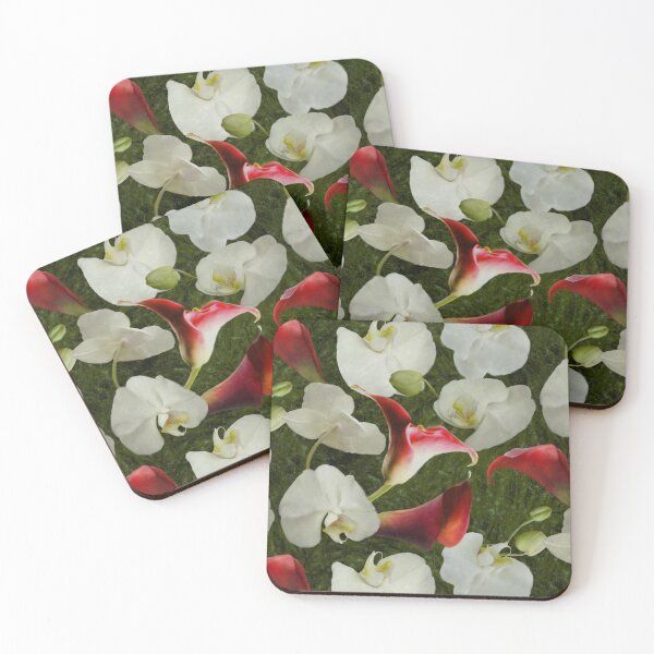 Item preview, White Orchid and Red Arum Calla  designed and sold by Tina Veenstra.