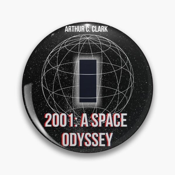 Artikelvorschau, 2001: Odyssee im Weltraum - Arthur C. Clark Science-Fiction-Klassiker Buchliteratur Einfache minimalistische Ästhetik entworfen und verkauft von weboftigers.