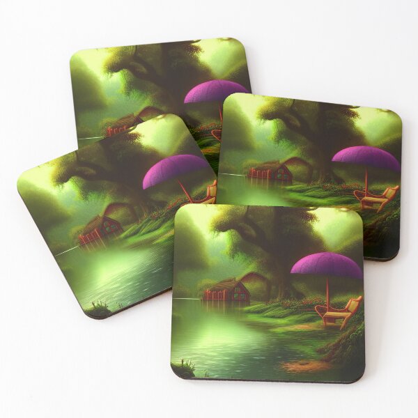 Item preview, Fantasy House In a Greenery Scene, Fantasy Cottagecore designed and sold by NatureFood.