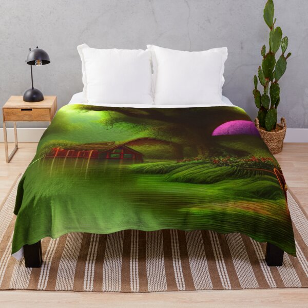 Item preview, Fantasy House In a Greenery Scene, Fantasy Cottagecore designed and sold by NatureFood.
