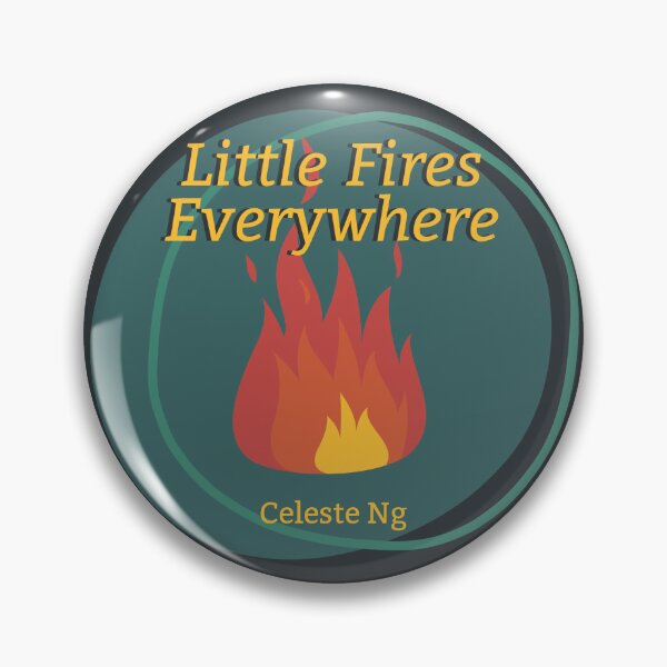 Artikelvorschau, Überall kleine Feuer - Celeste Ng Fictional Literature Book Simple Minimal Aesthetic entworfen und verkauft von weboftigers.