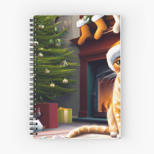 Item preview, Christmas cat designed and sold by elevatedPrints.