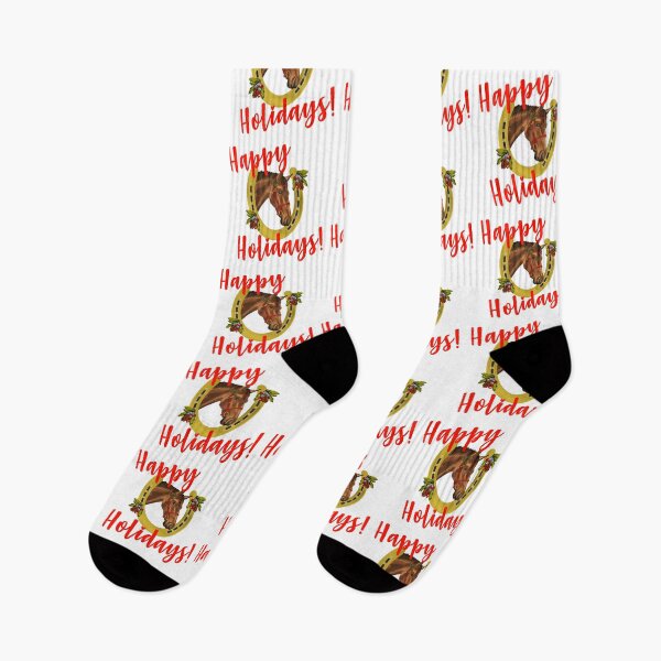 Item preview, Happy Holidays! Lucky Christmas Horse designed and sold by horseymj1.