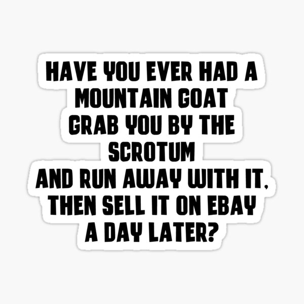 Mountain goat - Kodiak Jack Sticker