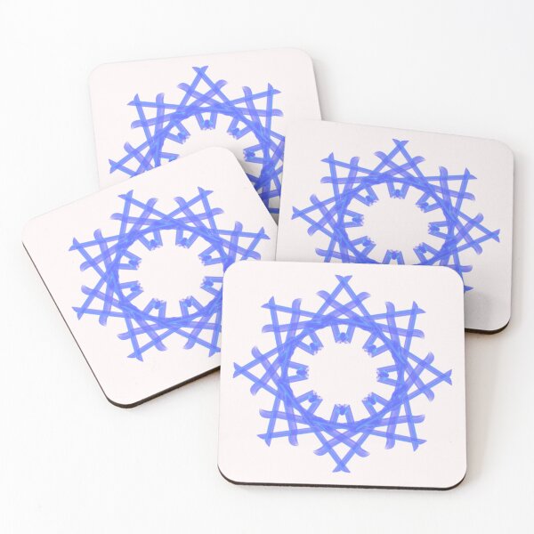 Item preview, Blue star, abstract art designed and sold by Meo Design.