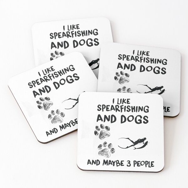 Item preview,  I Like Spearfishing And Dogs, Funny Fishing designed and sold by Aerial Addicts.