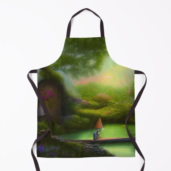 Item preview, Fantasy House In a Greenery Scene, Fantasy Cottagecore designed and sold by NatureFood.