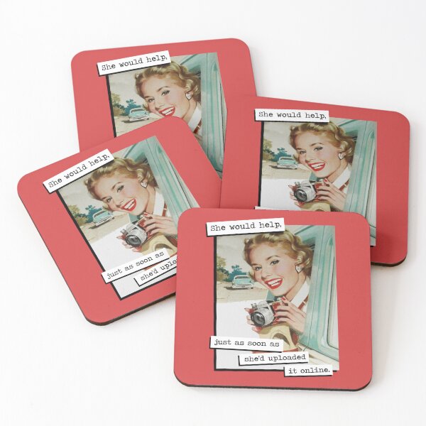 Item preview, She Would Help - Funny Cards designed and sold by BaconPancakes21.