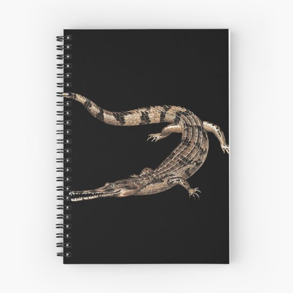 Item preview, Crocodile Gharial Retro Illustration designed and sold by InnerCitadel.
