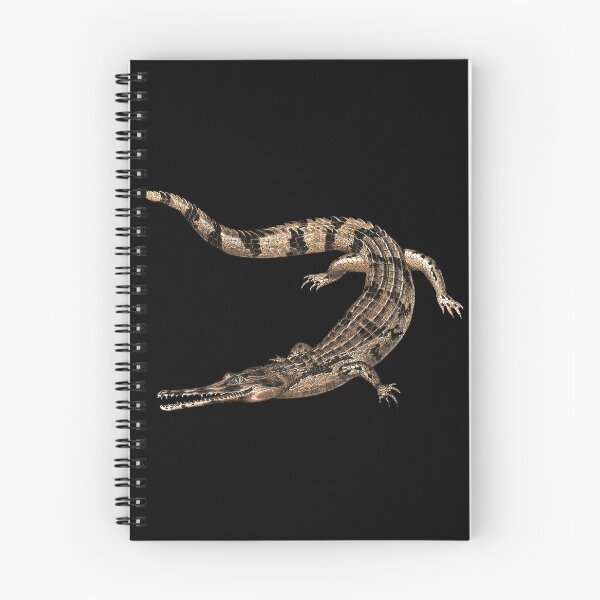 Item preview, Crocodile Gharial Retro Illustration designed and sold by InnerCitadel.