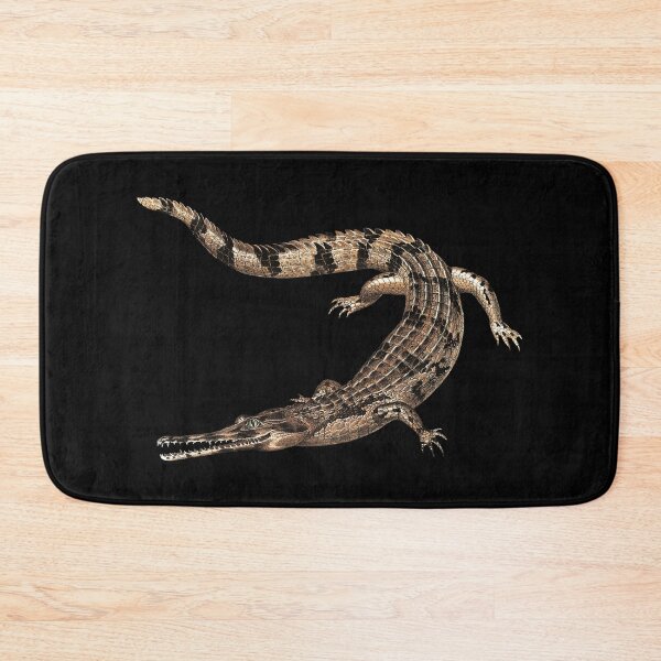 Item preview, Crocodile Gharial Retro Illustration designed and sold by InnerCitadel.
