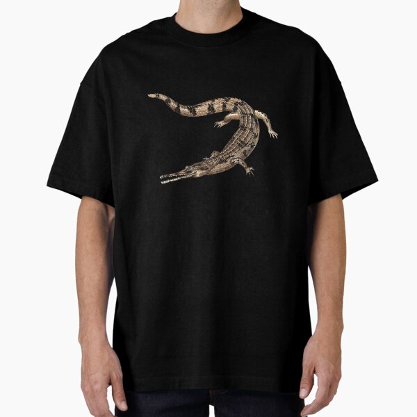 Item preview, Crocodile Gharial Retro Illustration designed and sold by InnerCitadel.