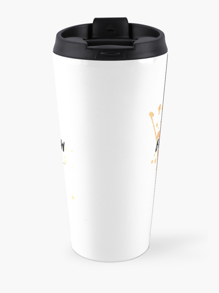Alternate view of Fight because you don't know how to die quietly Travel Mug