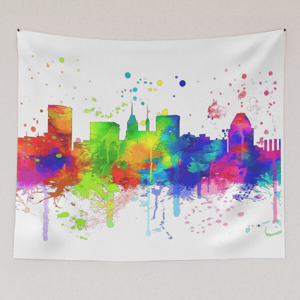 Item preview, Baltimore, Maryland Skyline - Line & Ink 3 designed and sold by Marlene Watson-Hall.