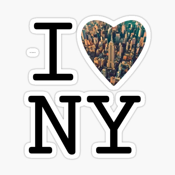 I Heart New York Sticker, New York Stickers, Laptop Stickers, NYC