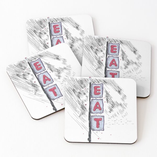 Item preview, EAT road sign in San Jon, New Mexico designed and sold by Ralph Thompson.