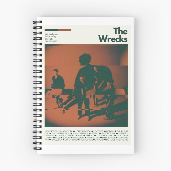 Item preview, The Wrecks Mid Century Modern Poster Print designed and sold by maddiemercer.