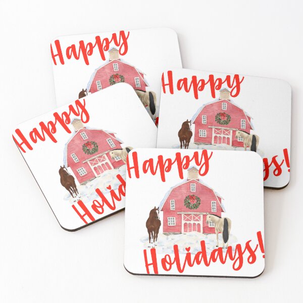 Item preview, Happy Holidays! Christmas Horse Farm designed and sold by horseymj1.