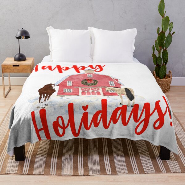 Item preview, Happy Holidays! Christmas Horse Farm designed and sold by horseymj1.