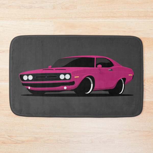 Item preview, American Muscle Pony Car Pink Illustration designed and sold by blackdogshop.