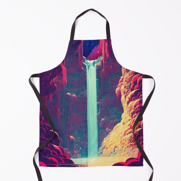 Item preview, Waterfall Cavern, Exoplanet 22-B designed and sold by EsoteraArt.