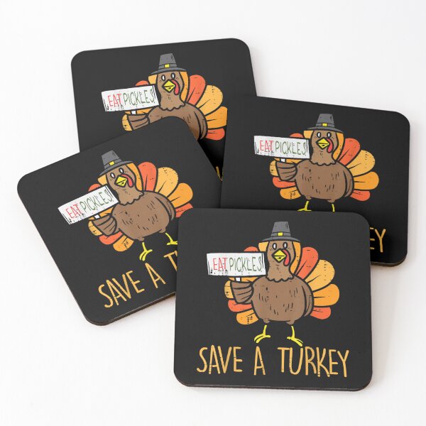 Item preview, Save A Turkey Eat A Pickles Funny Thanksgiving Men Women Kids designed and sold by SweetbeStore.