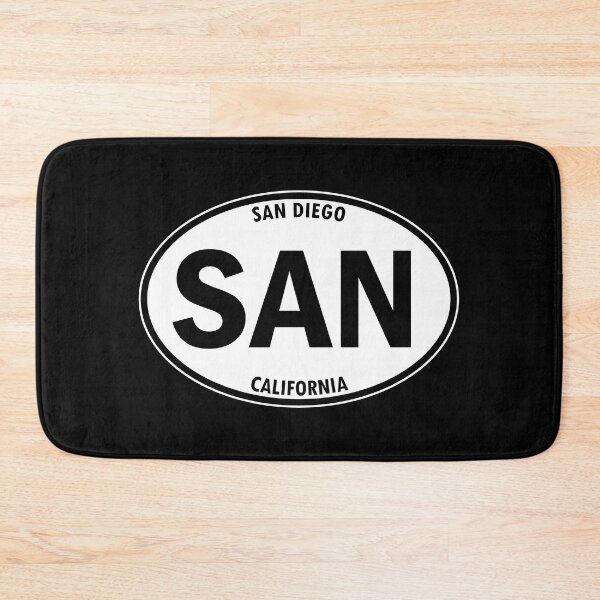 Item preview, SAN - San Diego, California Oval Travel Sticker designed and sold by BBTravels.