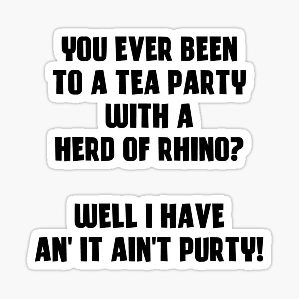 Herd of Rhino - Kodiak Jack Sticker